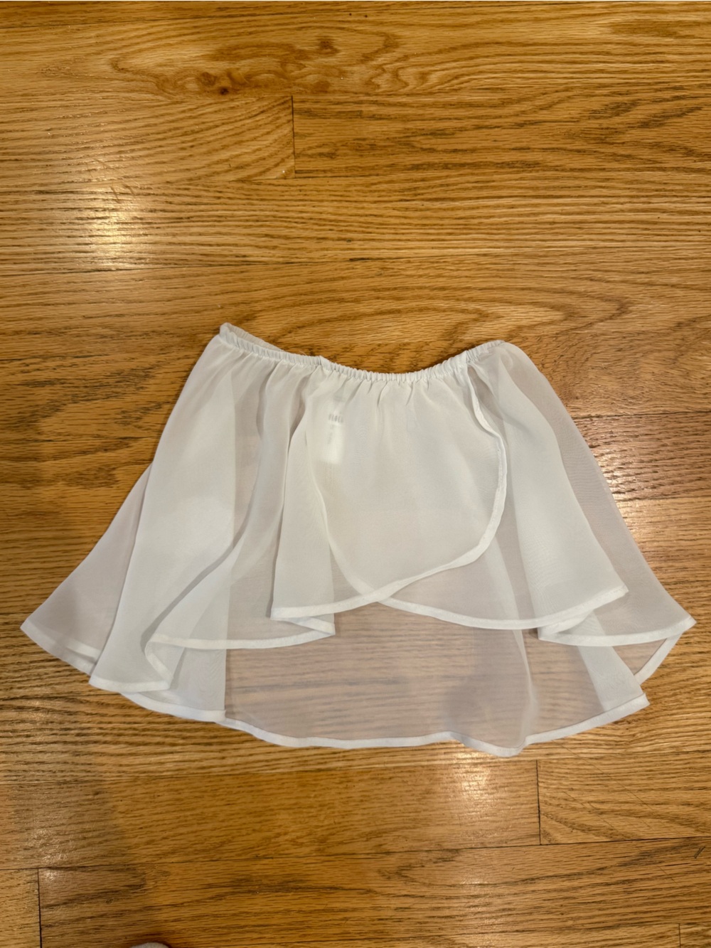 Bloch Kids/Toddler Ballet Dance Skirt Sheer White Sz 4-6